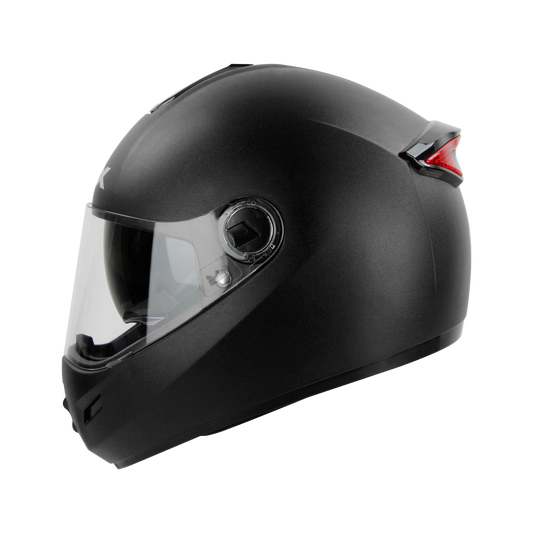 Steelbird SBH-34 Rox ISI Certified Full Face Helmet with Inner Smoke Sun Shield and Outer Clear Visor
