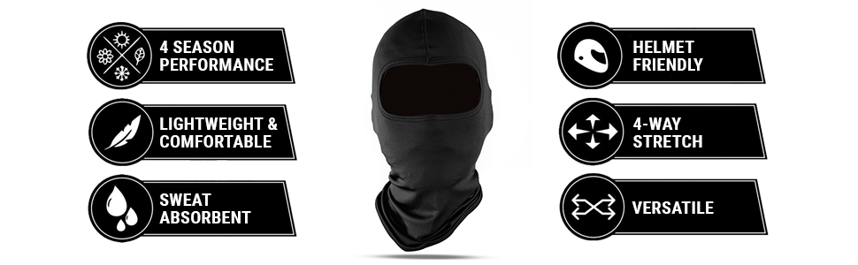 Steelbird Unisex-Adult Soft Lycra Balaclava