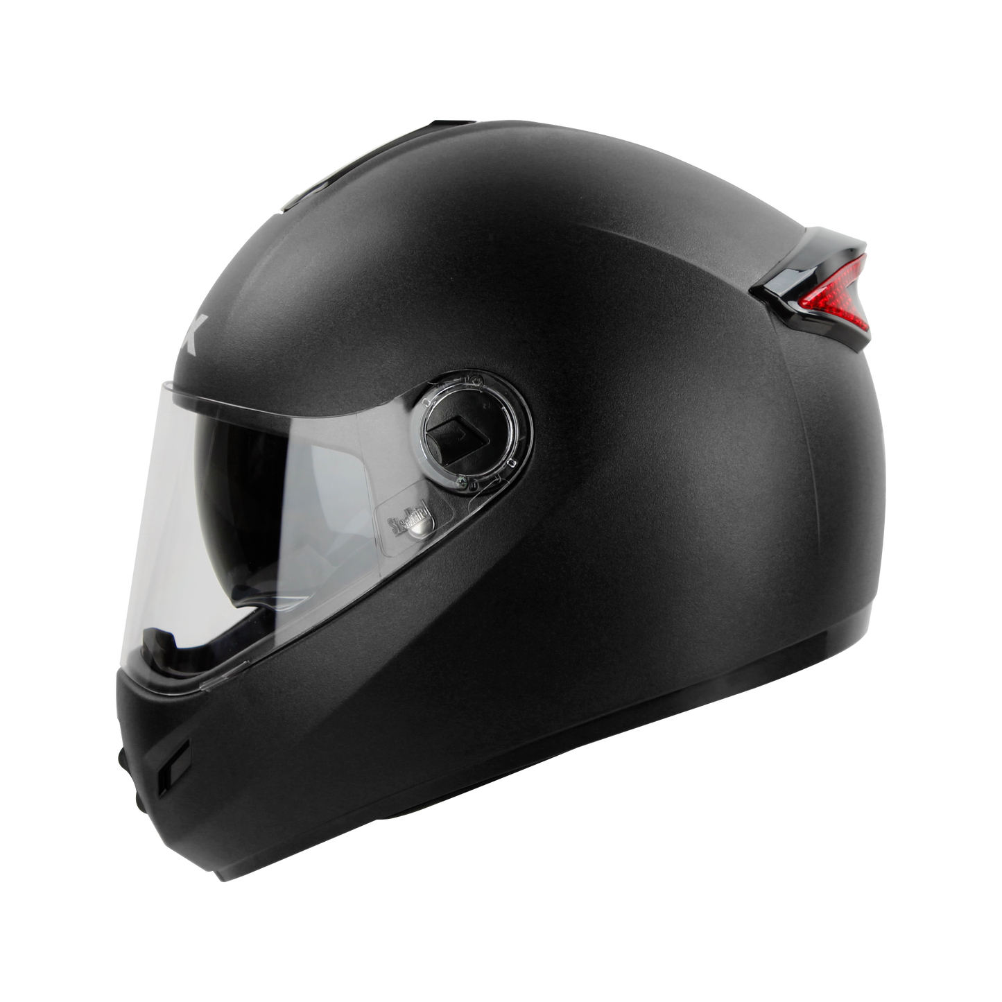 Steelbird SBH-34 Rox  ISI Certified Full Face Helmet with Inner Smoke Sun Shield and Outer Clear Visor