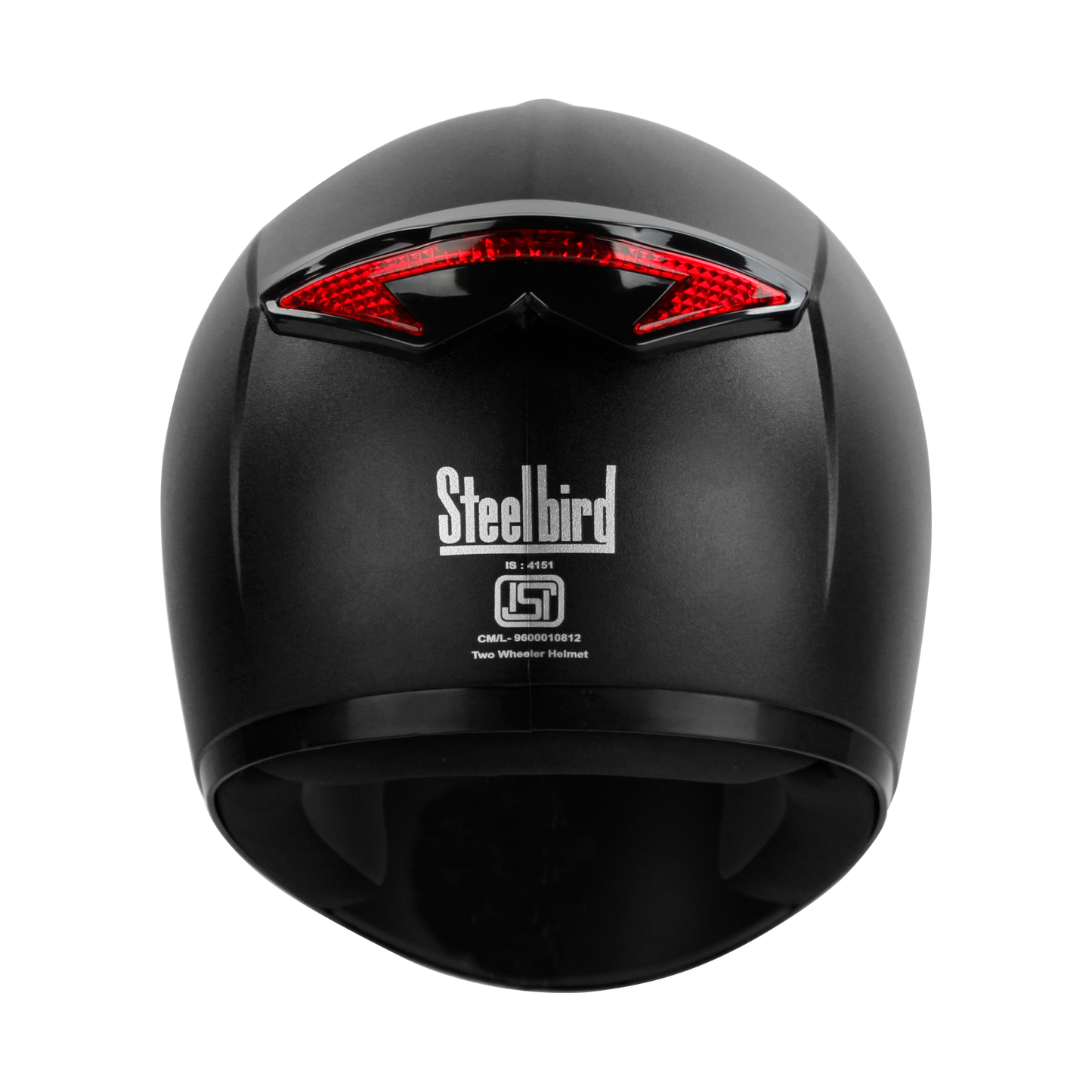 Steelbird SBH-34 Rox  ISI Certified Full Face Helmet with Inner Smoke Sun Shield and Outer Clear Visor